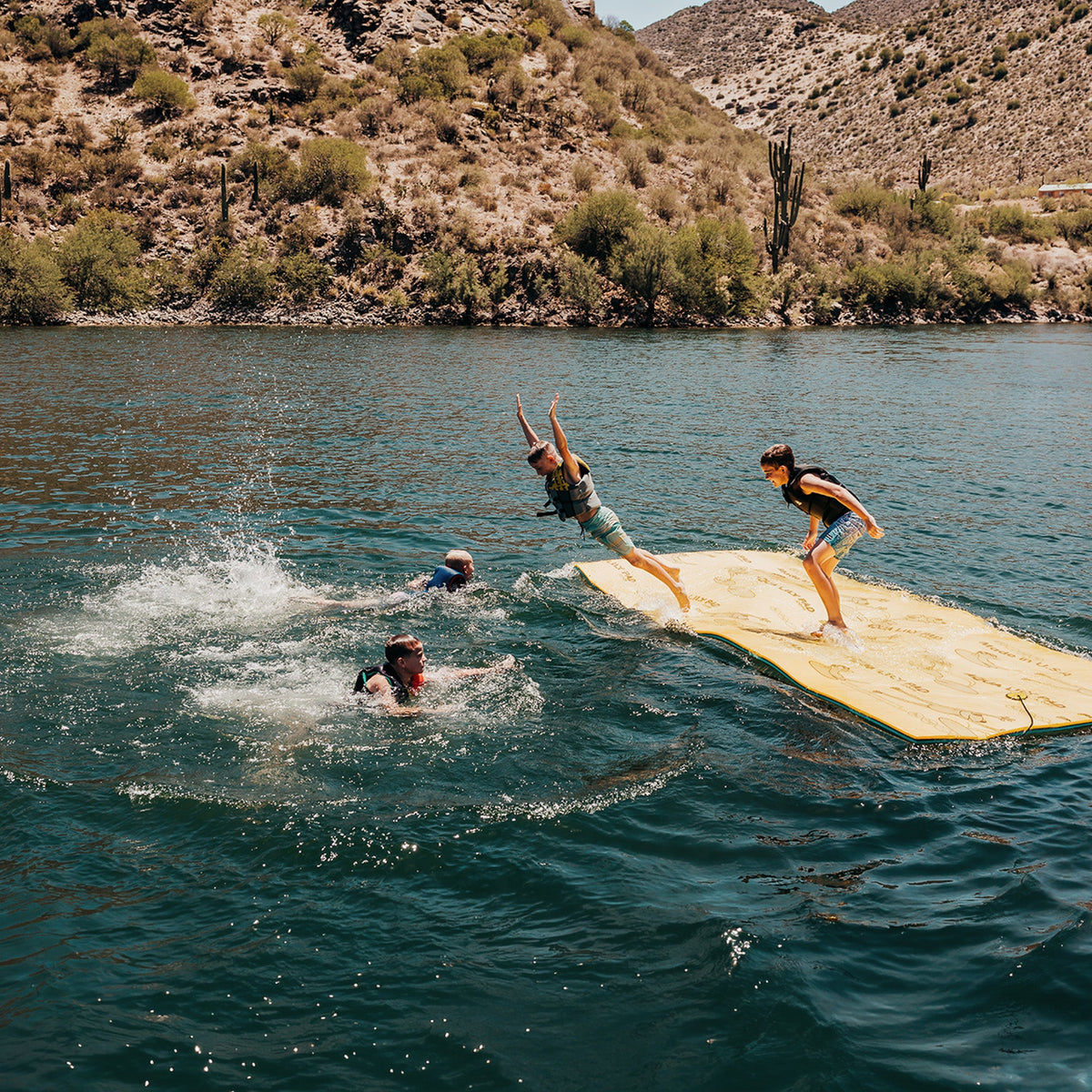 The Original Aqua Lily Pad Floating Tow-able Foam Island Raft