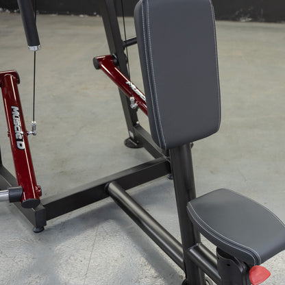 Plate Loaded  Power Leverage V2 Seated Pec and Delt Combo Machine with Weight Storage Included