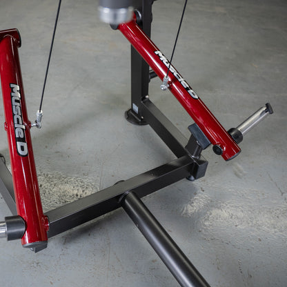 Plate Loaded  Power Leverage V2 Seated Pec and Delt Combo Machine with Weight Storage Included