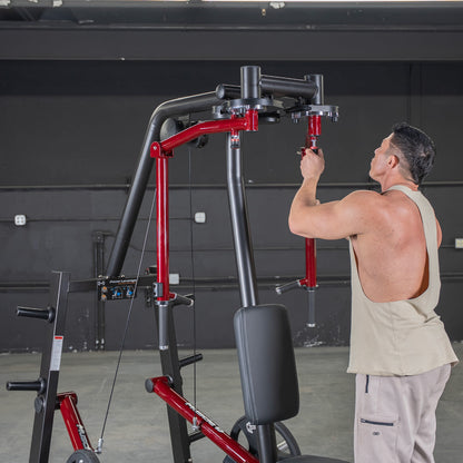 Plate Loaded  Power Leverage V2 Seated Pec and Delt Combo Machine with Weight Storage Included