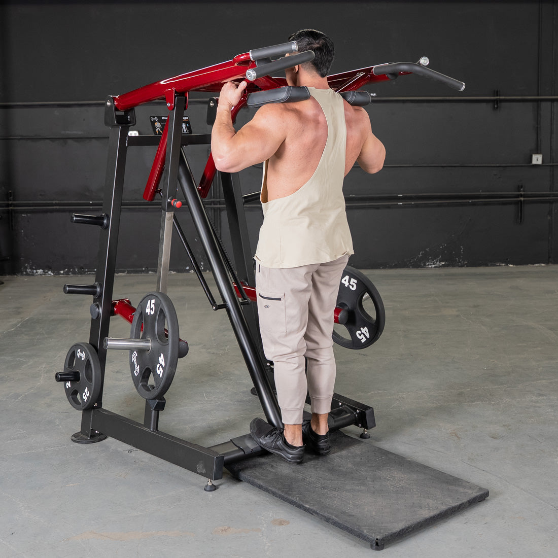 Power Leverage V2 Viking Calf Press and Upper Body Training Machine