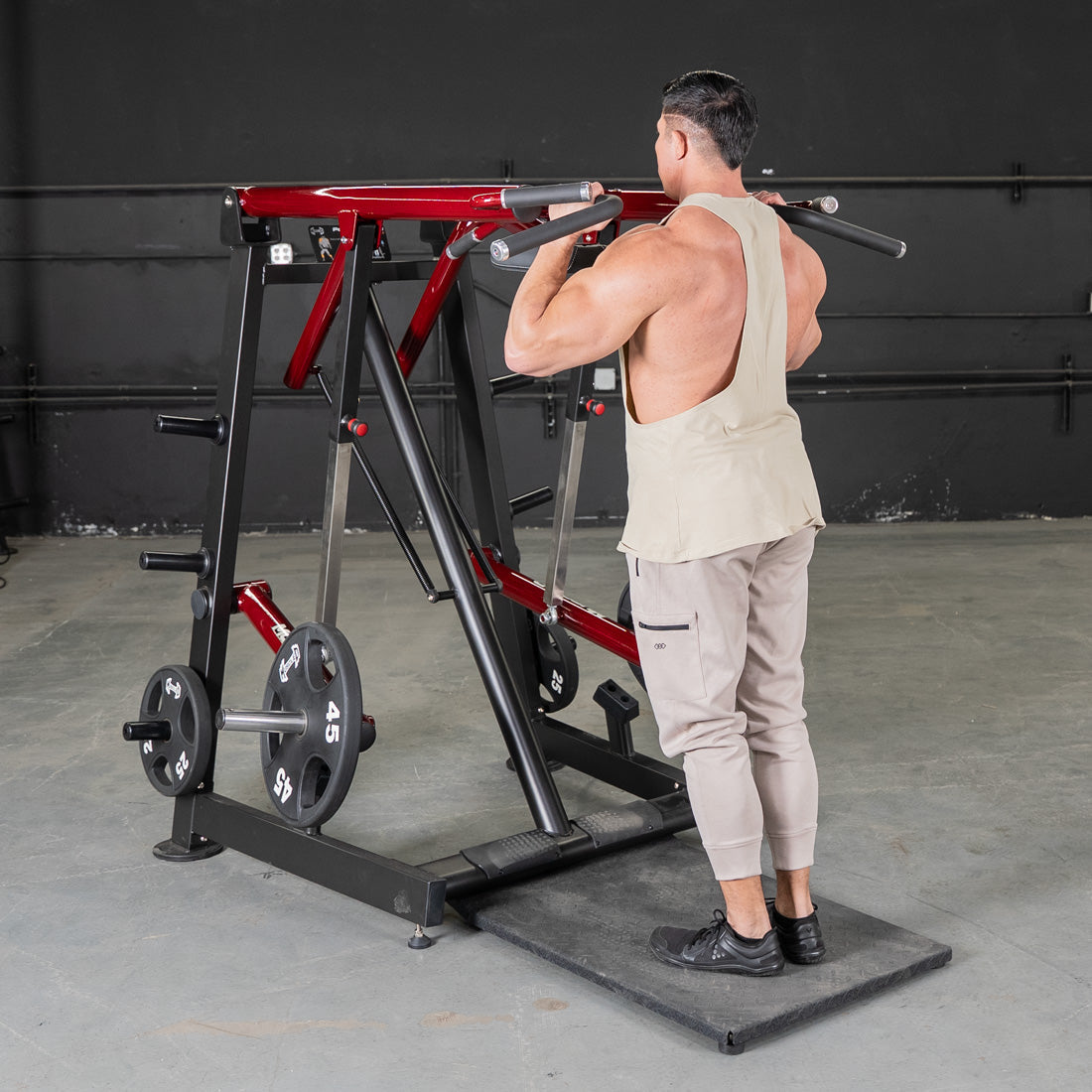 Power Leverage V2 Viking Calf Press and Upper Body Training Machine
