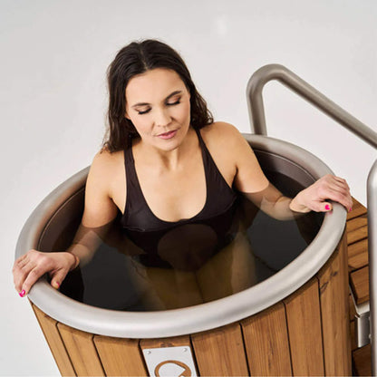 Icetubs Thermowood Fiberglass Cold Plunge Immersion Tub