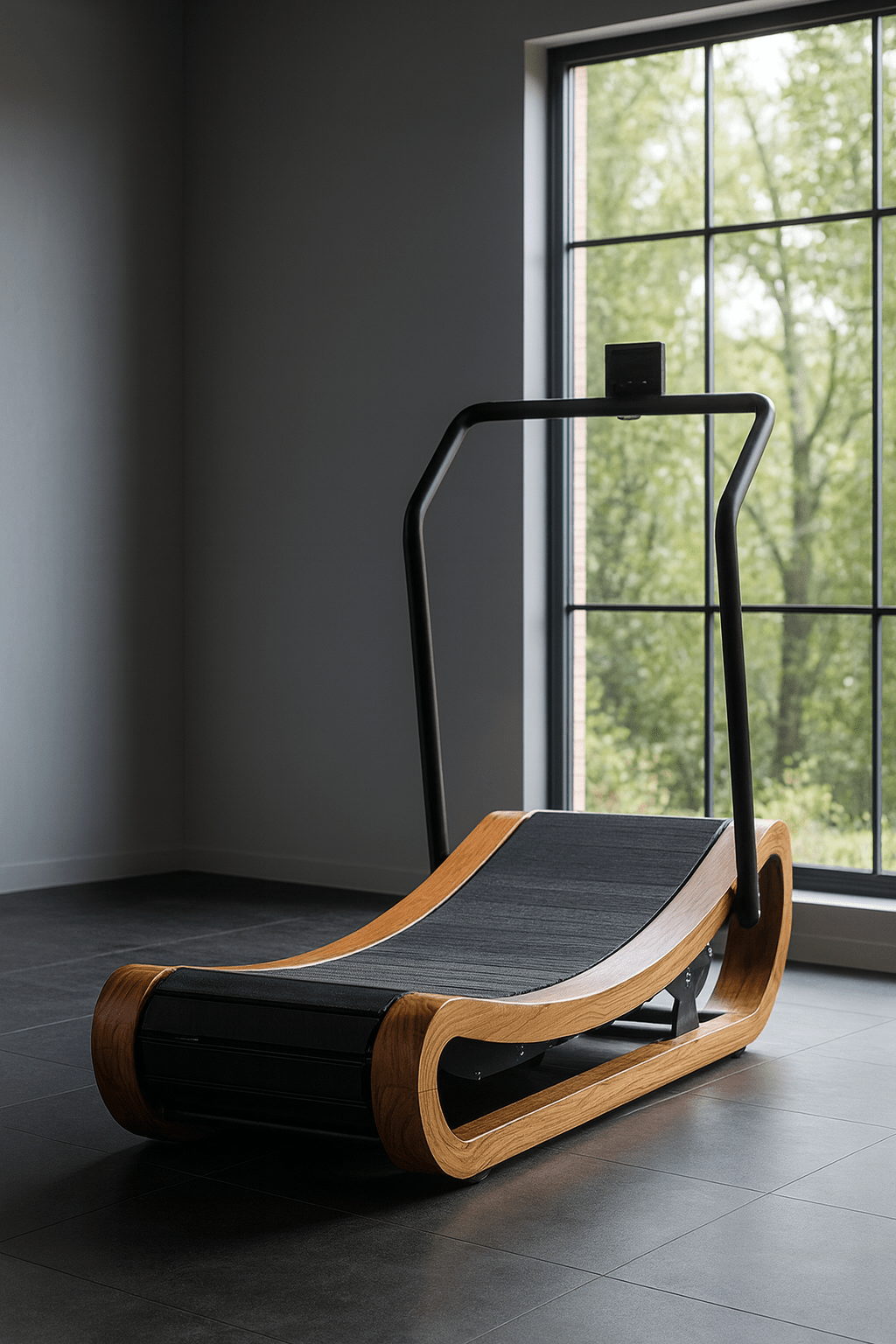 R2000 Handcrafted Solid Wood Self-Powered Curved Resistance Treadmill (Exclusive Edition)