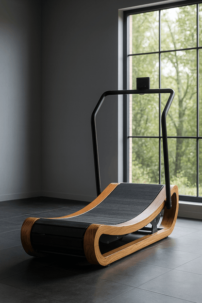 R2000 Handcrafted Solid Wood Self-Powered Curved Resistance Treadmill (Exclusive Edition)